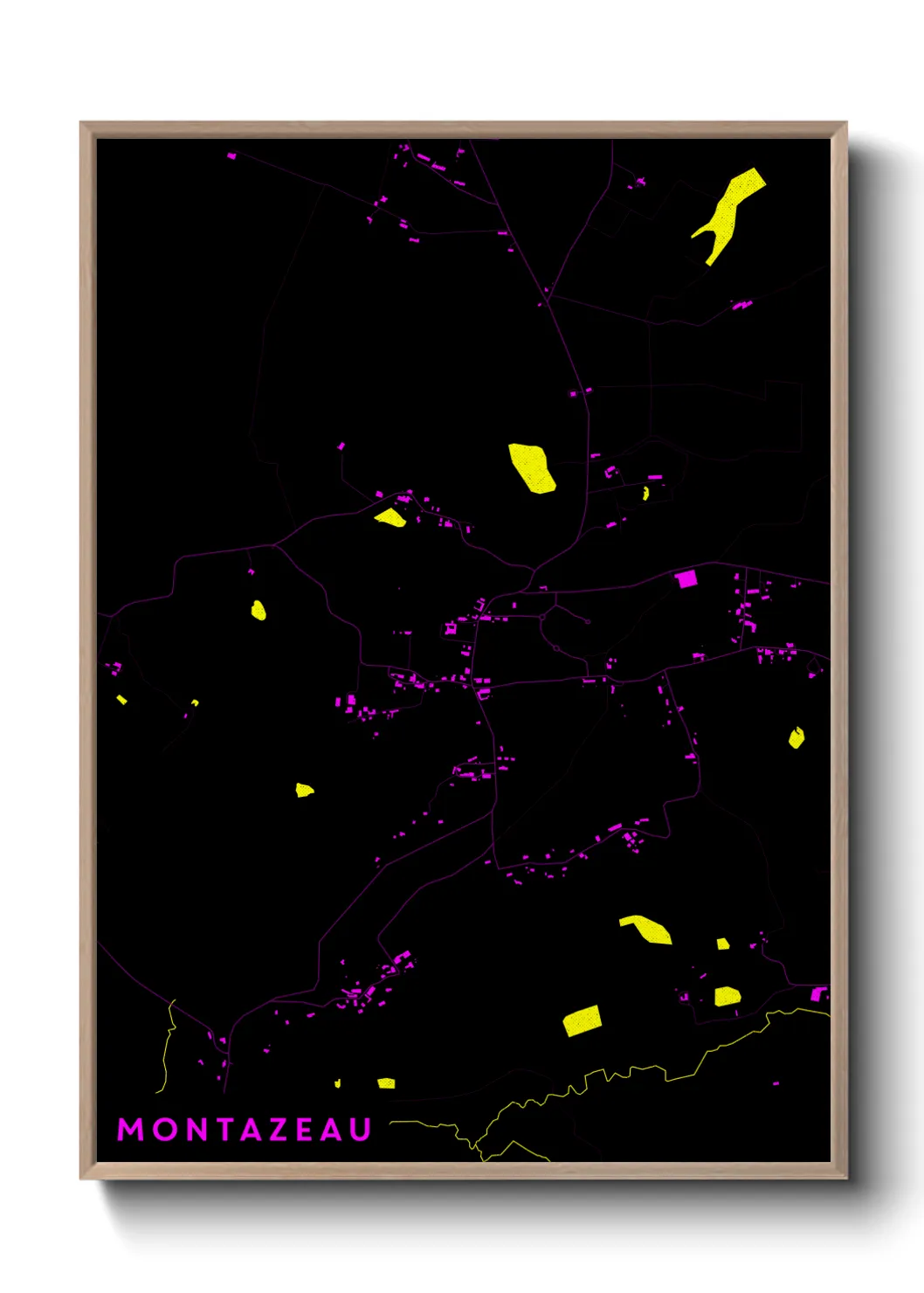 Un poster carteMontazeau