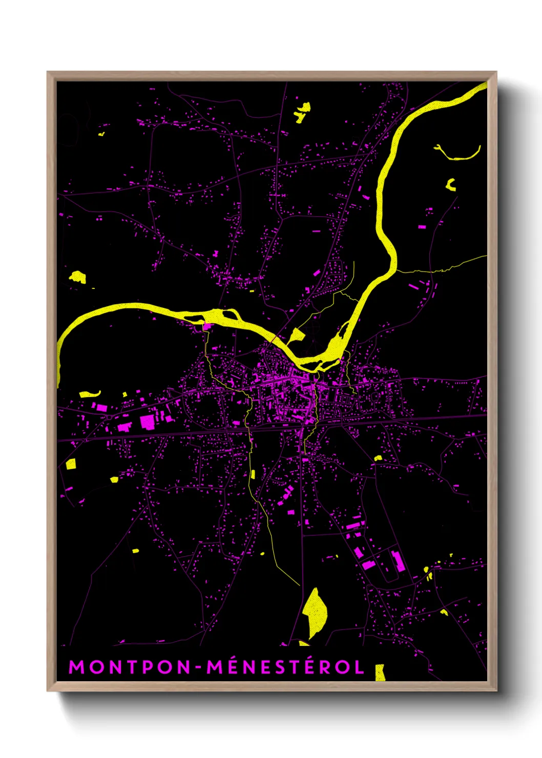 Un poster carteMontpon-Ménestérol