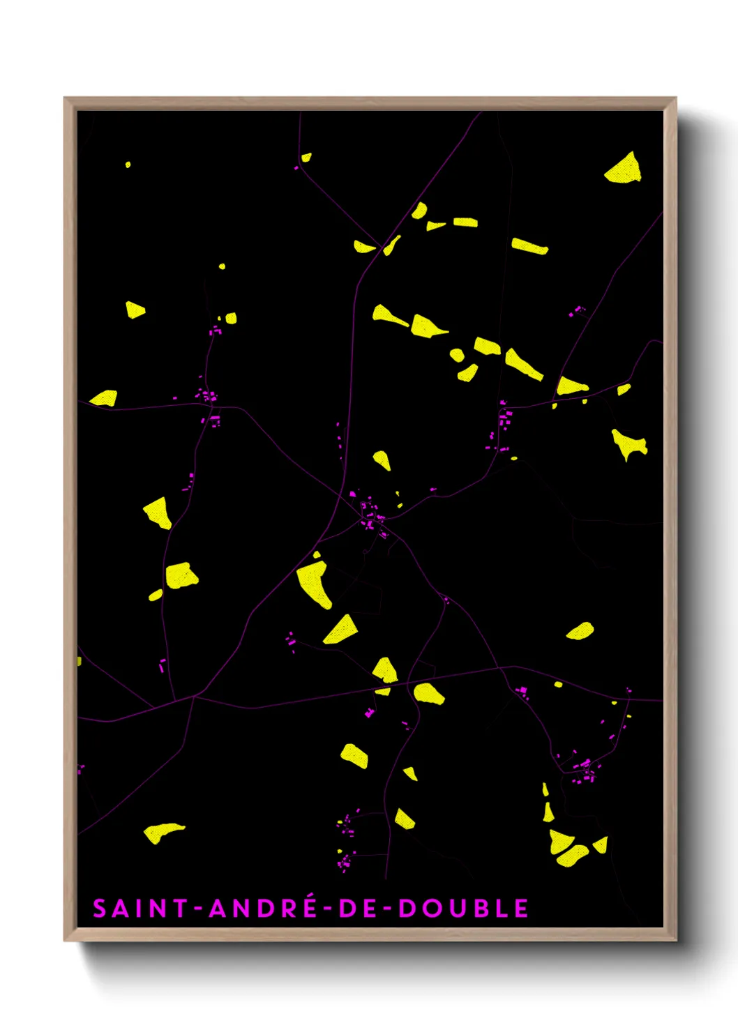 Un poster carteSaint-André-de-Double