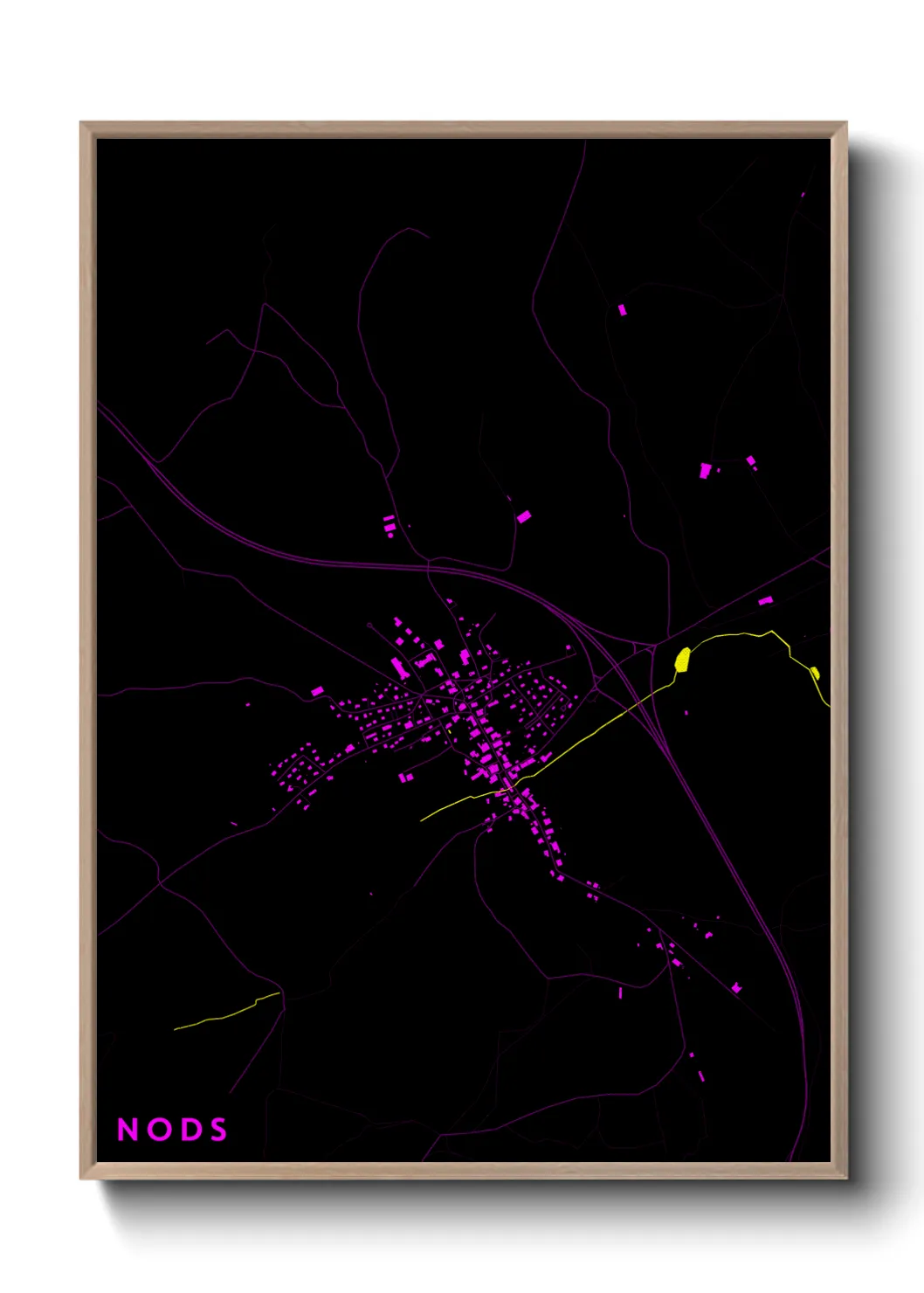 Une affiche de carte sur Nods