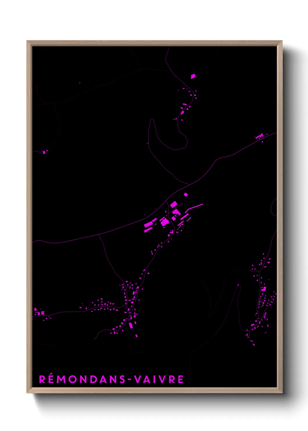 Un poster carteRémondans-Vaivre