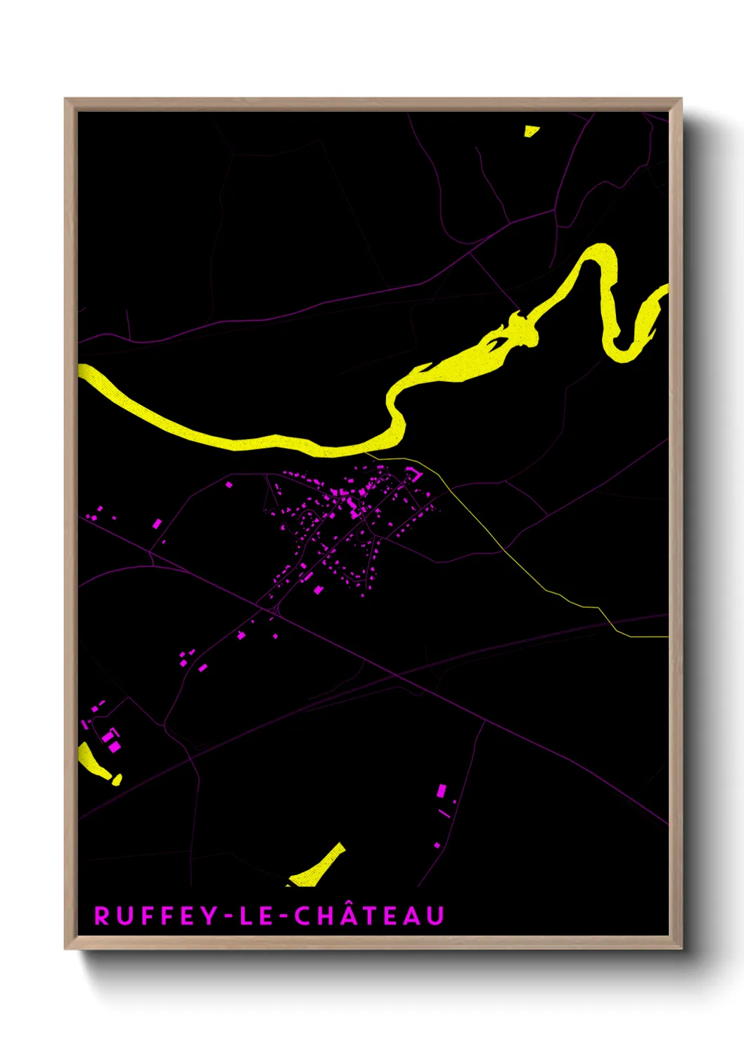 Un poster carteRuffey-le-Château