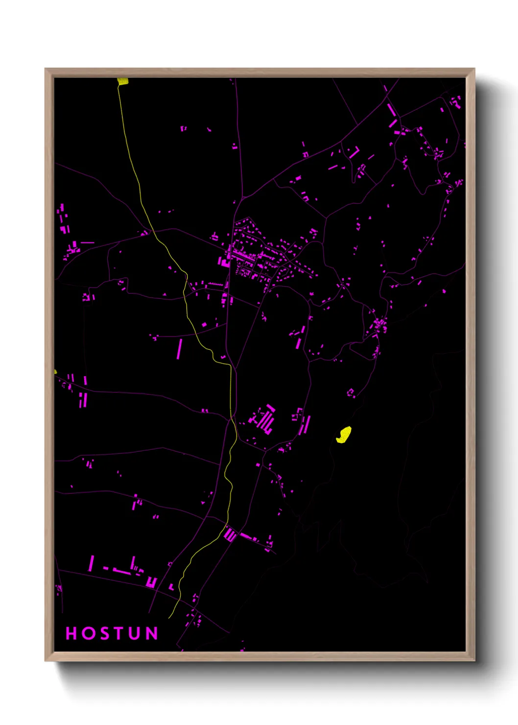 Une affiche de carte sur Hostun