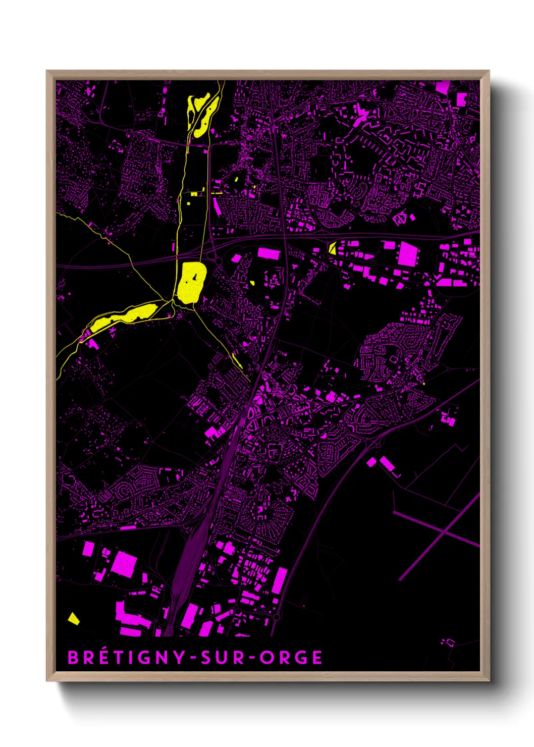 Un poster carteBrétigny-sur-Orge