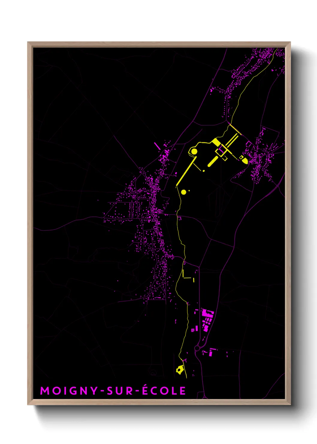 Un poster carteMoigny-sur-École