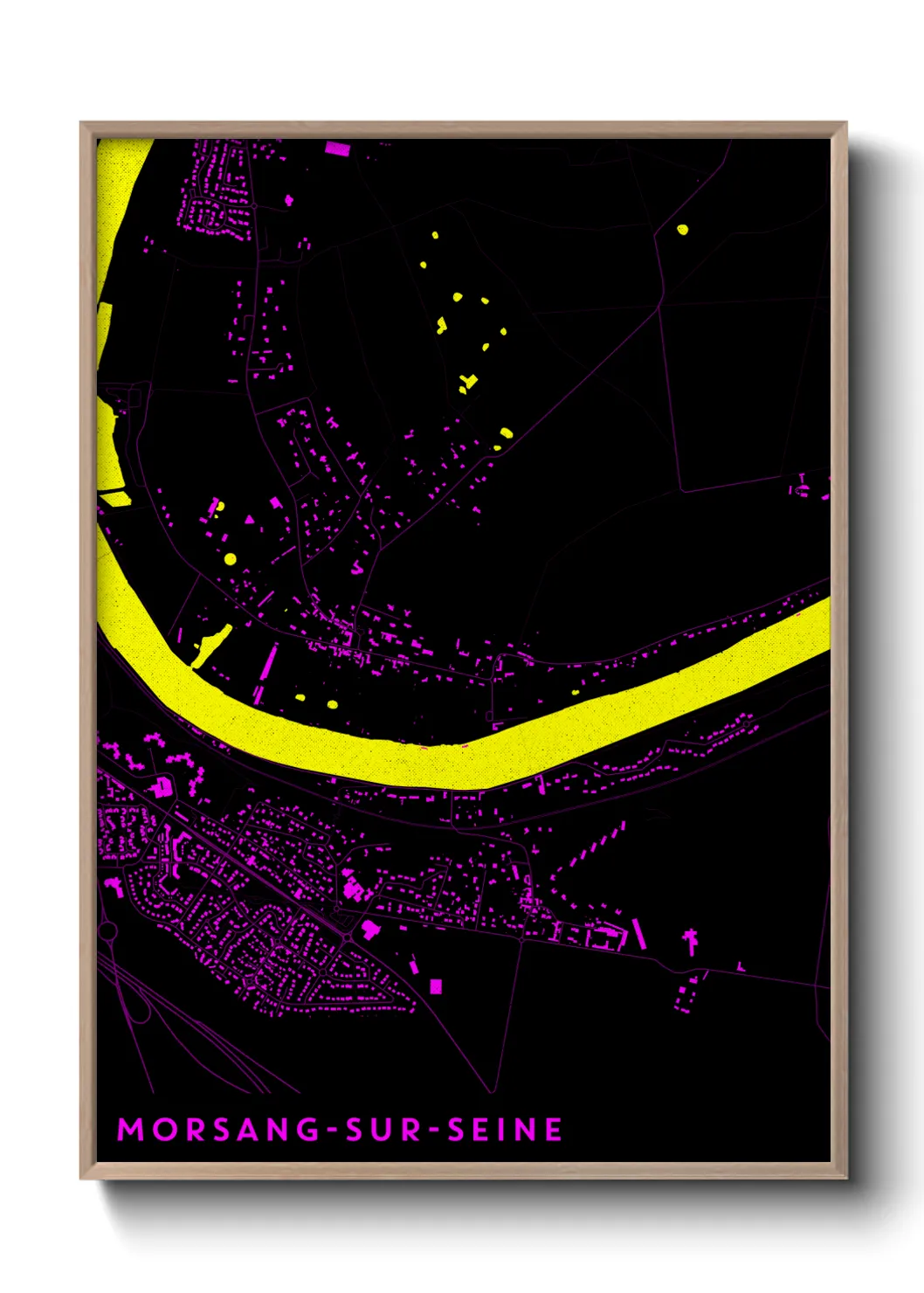 Un poster carteMorsang-sur-Seine