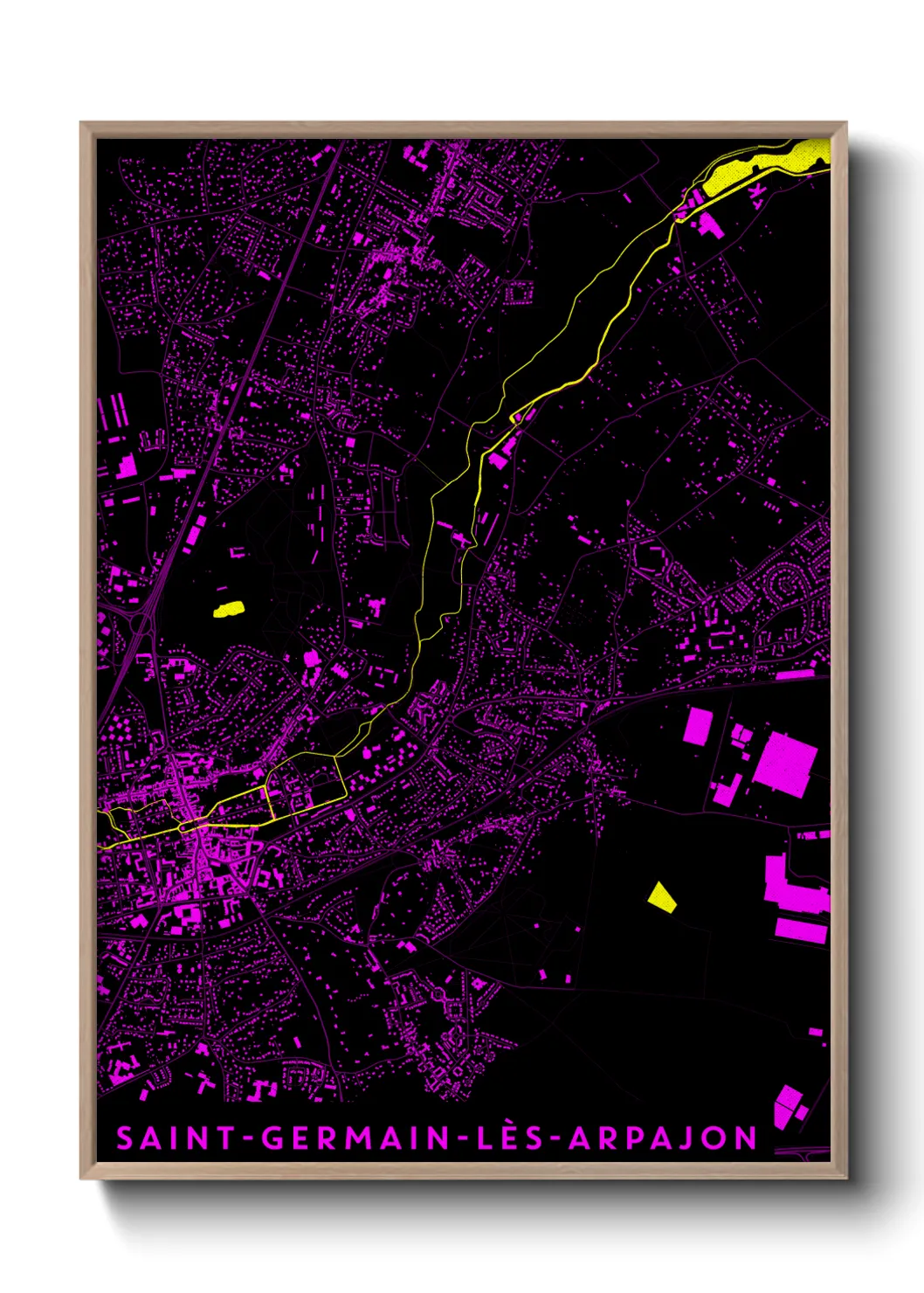 Un poster carteSaint-Germain-lès-Arpajon