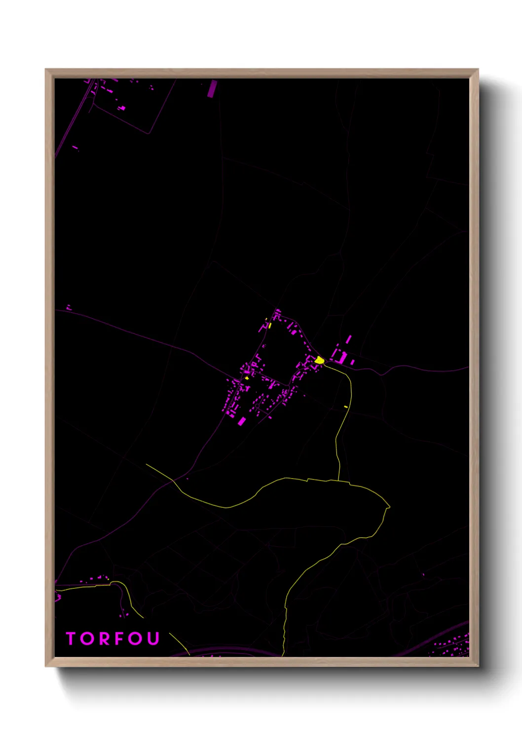 Une affiche de carte sur Torfou