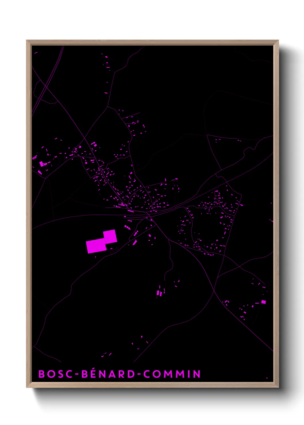 Un poster carteBosc-Bénard-Commin