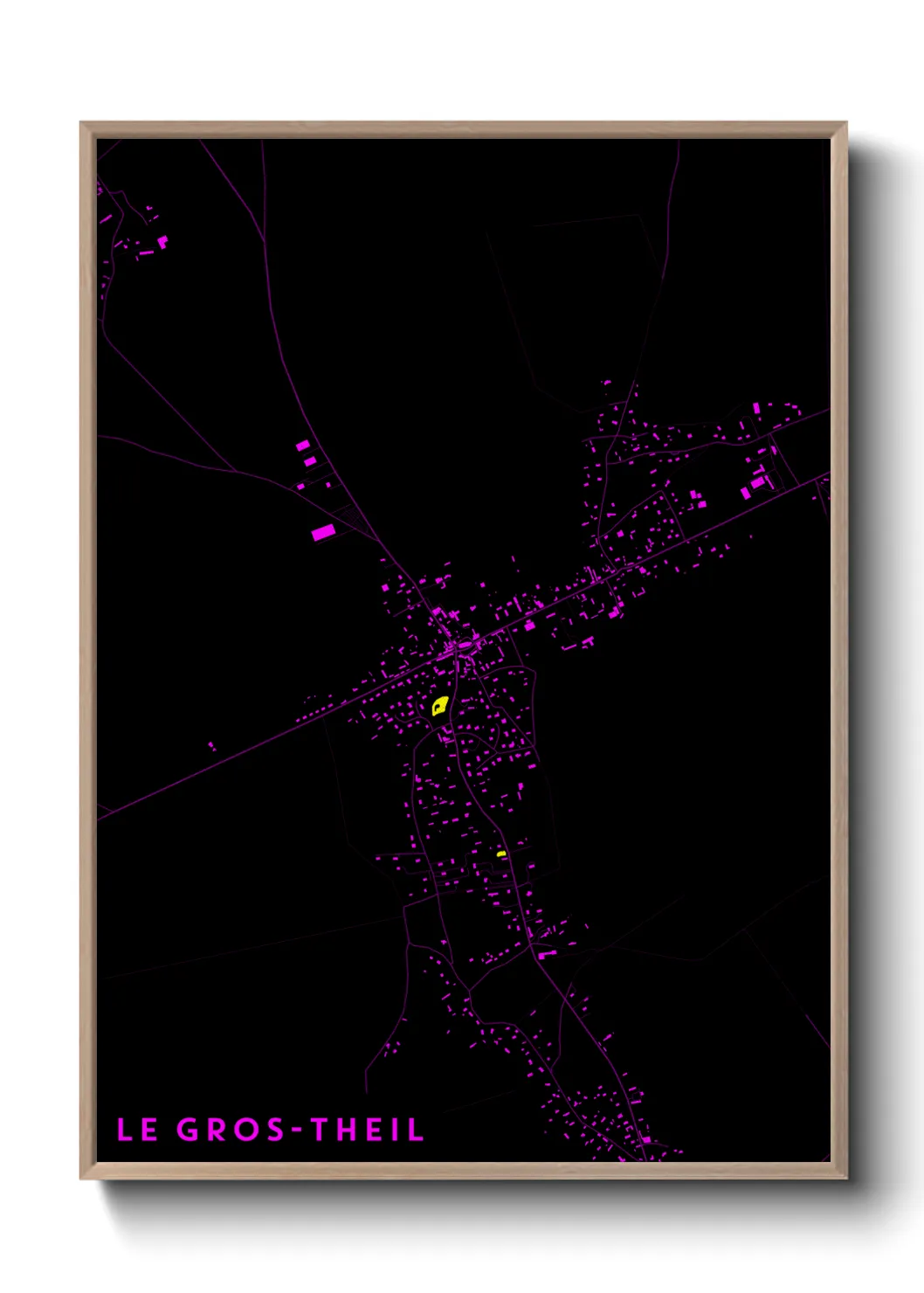 Un poster carteLe Gros-Theil