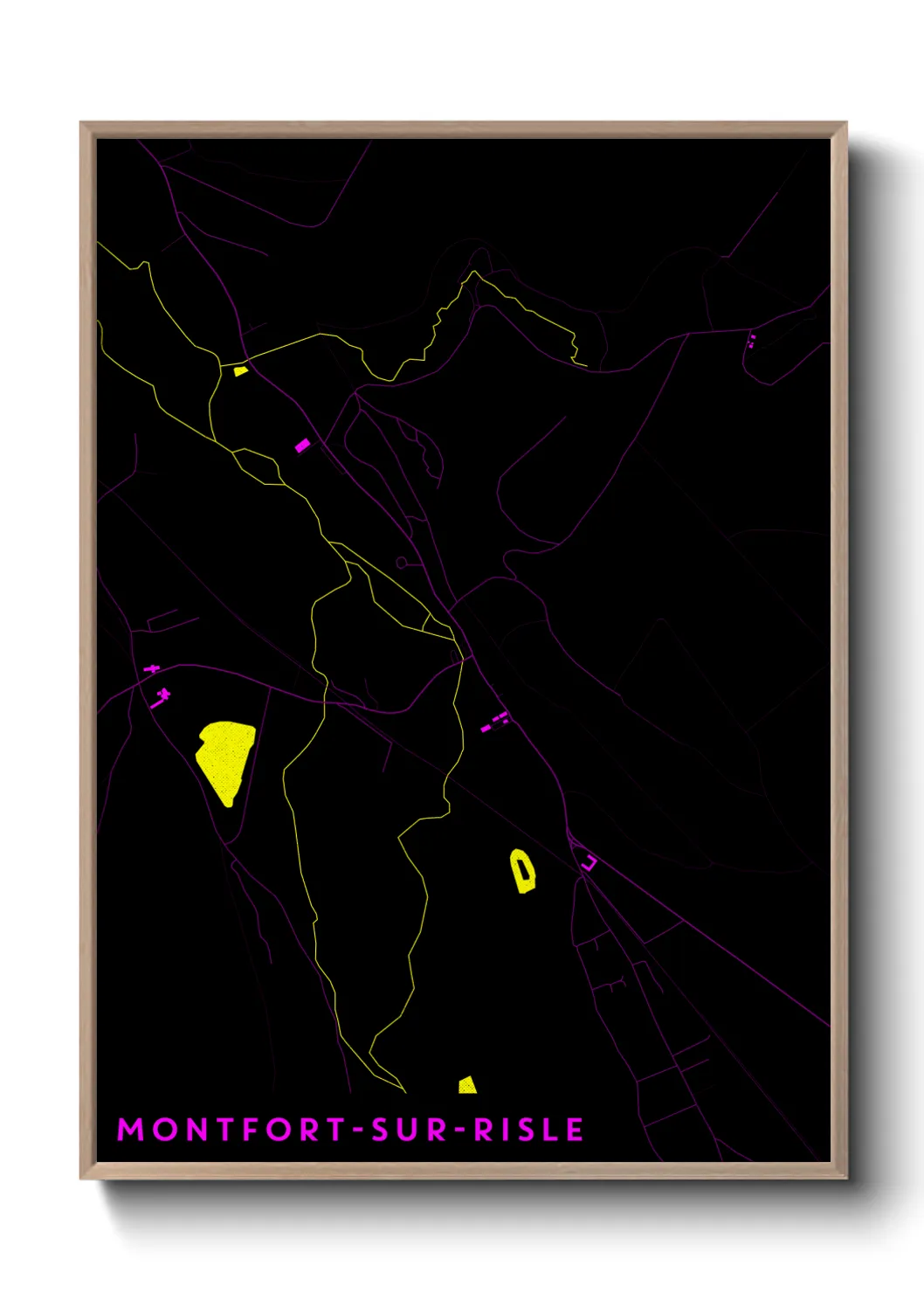 Un poster carteMontfort-sur-Risle