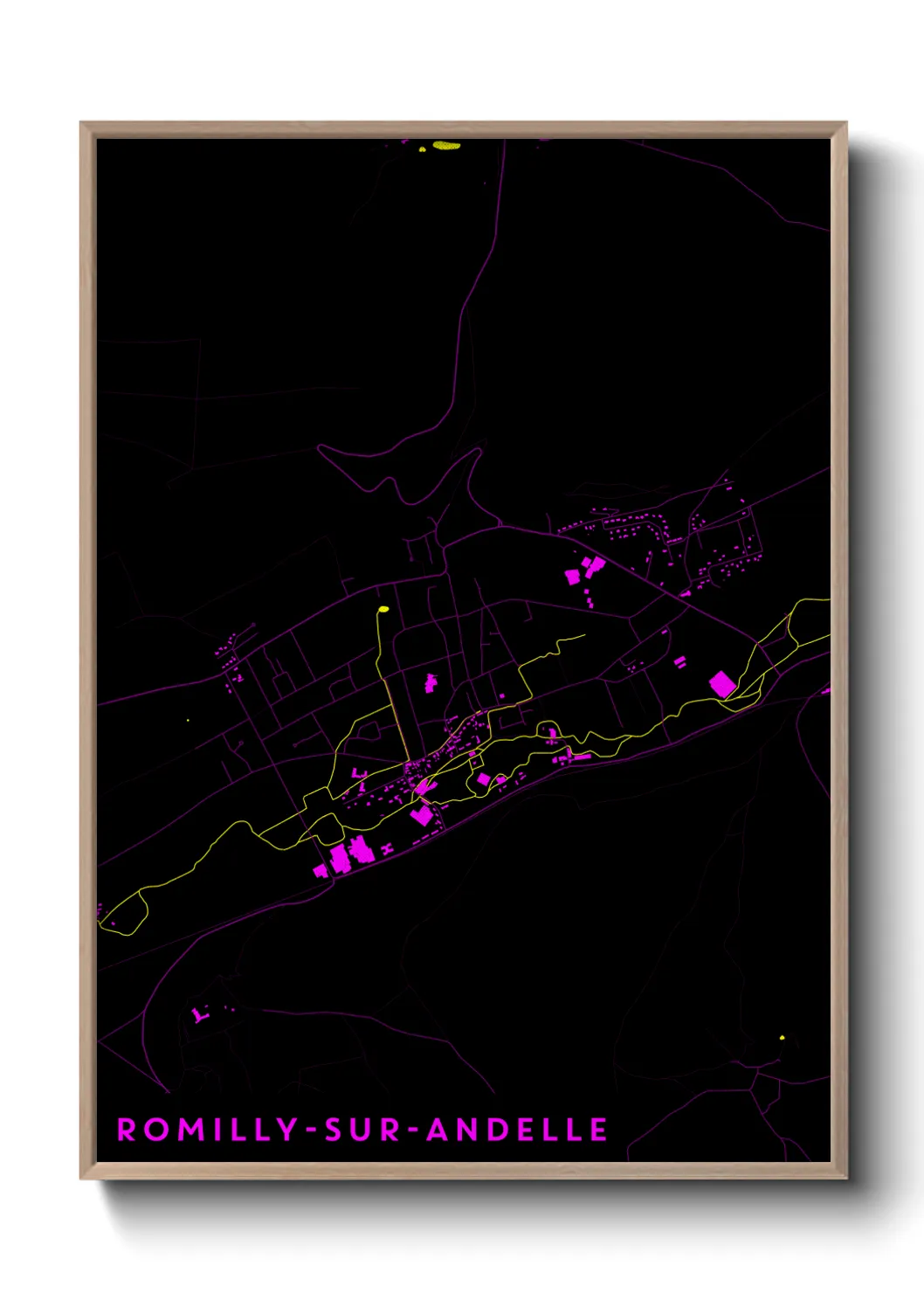 Un poster carteRomilly-sur-Andelle