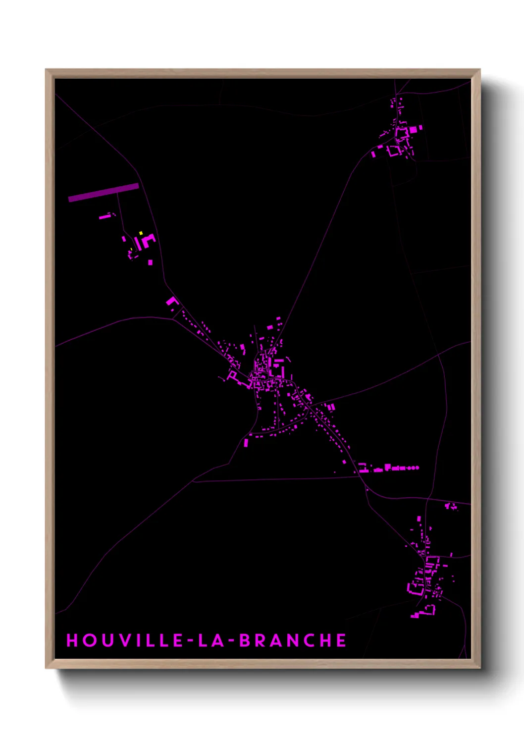 Un poster carteHouville-la-Branche