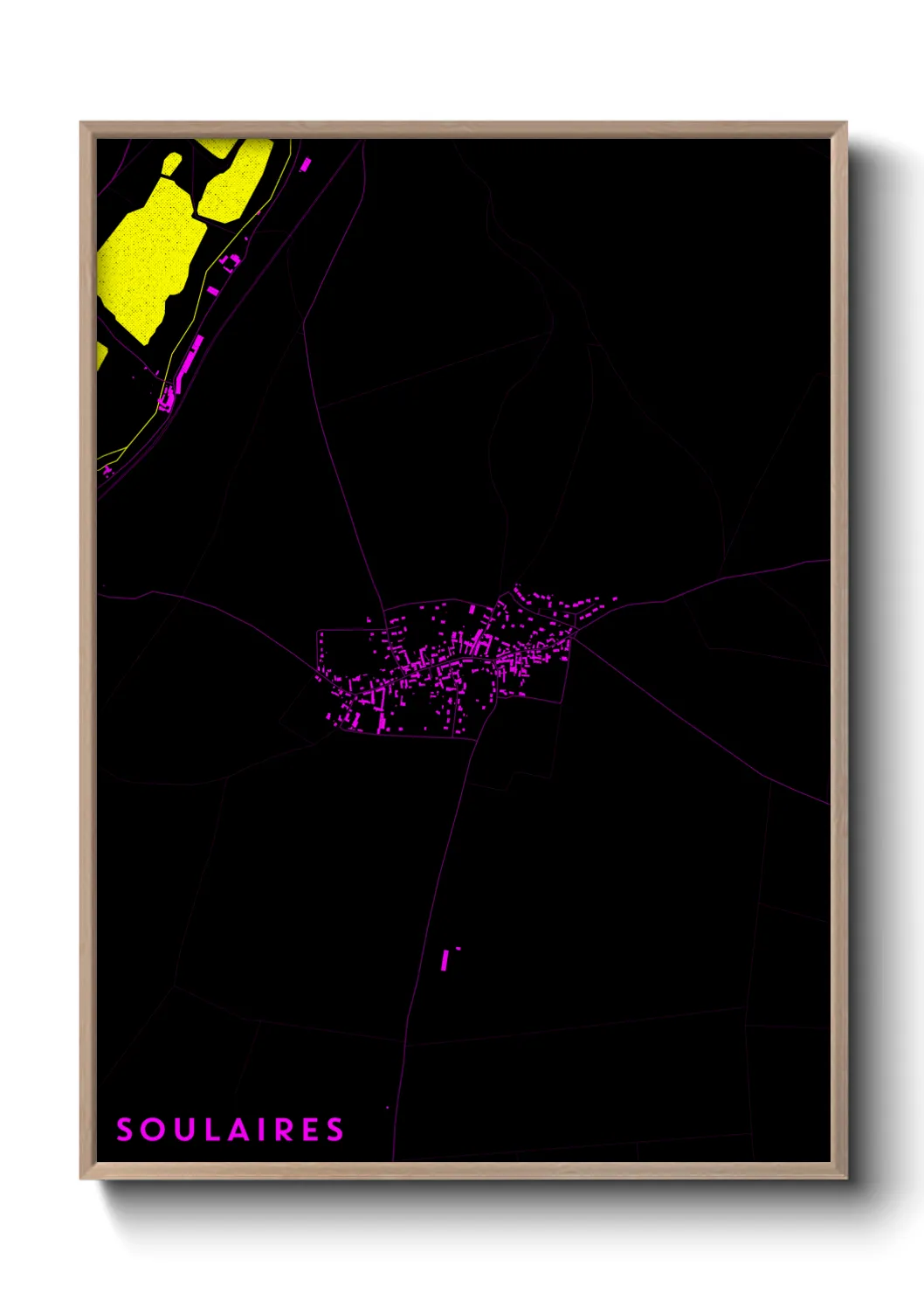 Une affiche de carte sur Soulaires