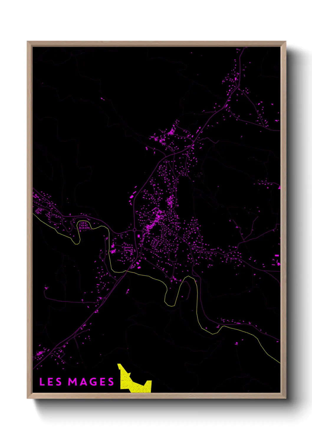 Une affiche de carte sur Les Mages