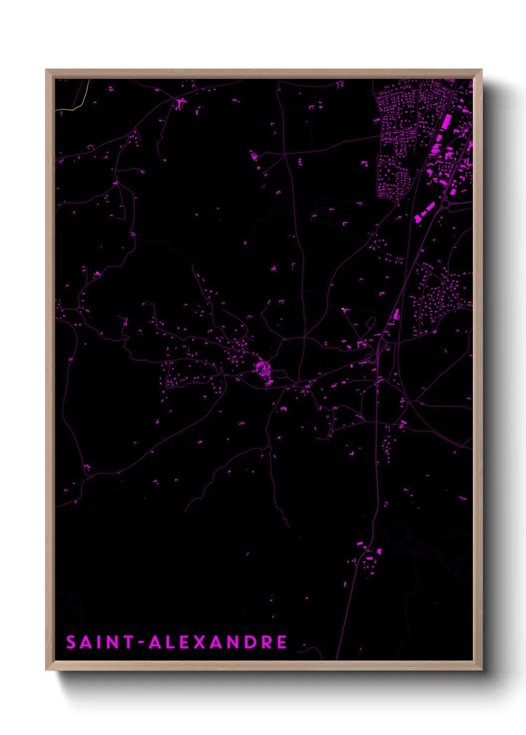 Un poster carteSaint-Alexandre