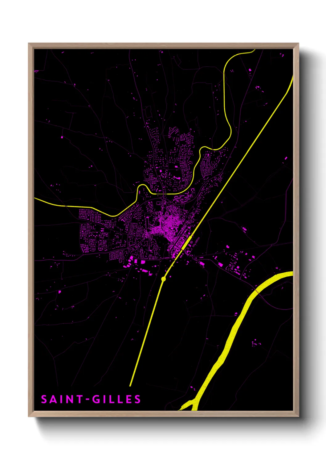 Un poster carteSaint-Gilles