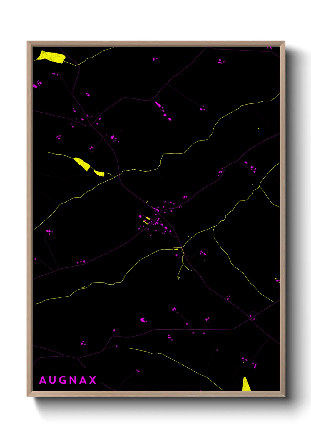 Une affiche de carte sur Augnax