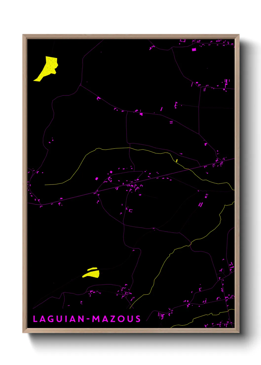 Un poster carteLaguian-Mazous