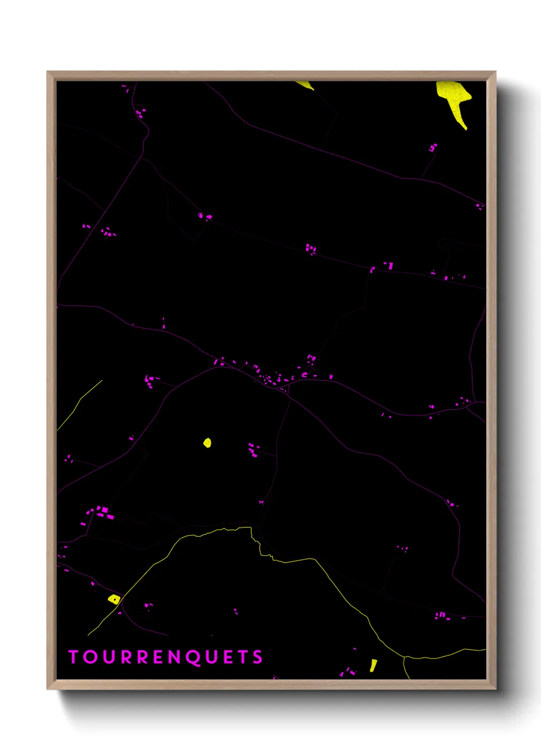 Une affiche de carte sur Tourrenquets