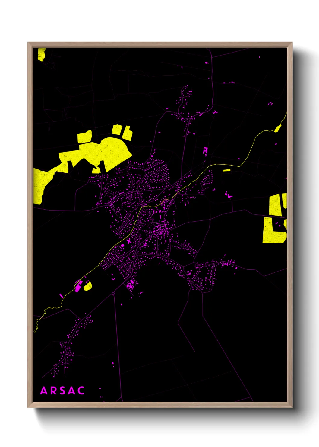 Un poster carteArsac