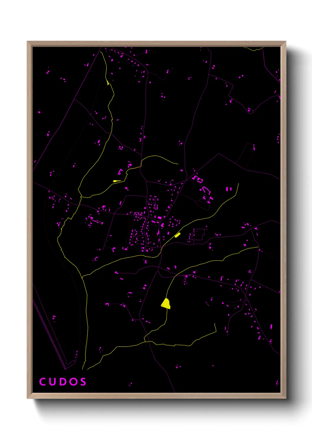 Une affiche de carte sur Cudos