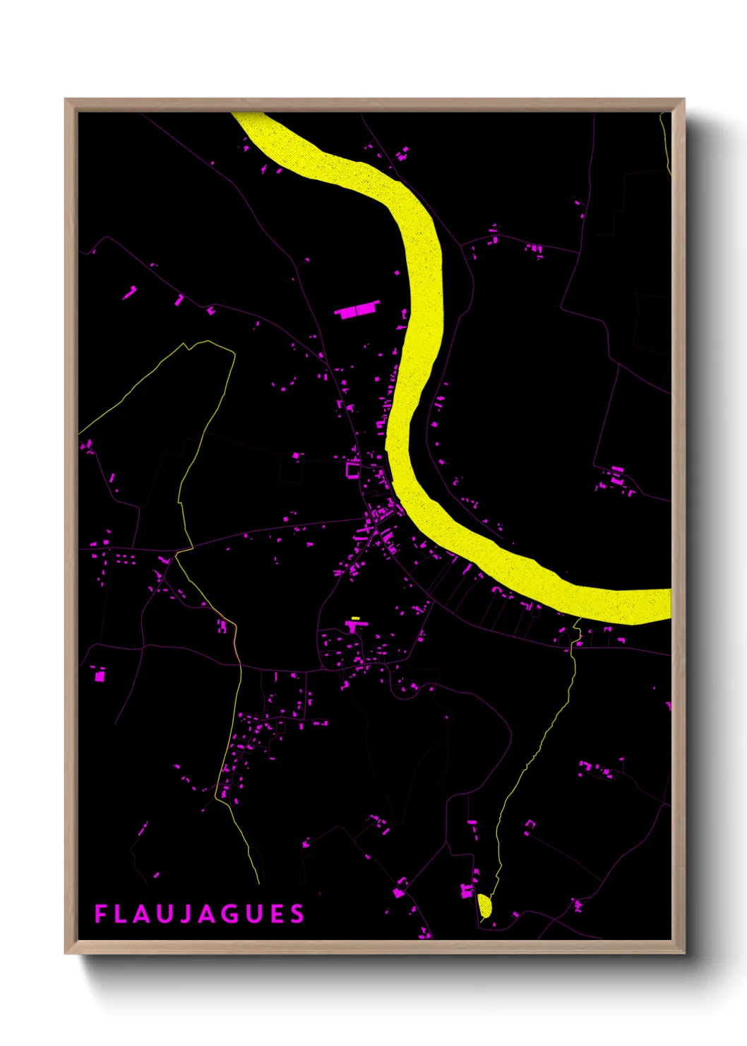 Un poster carteFlaujagues