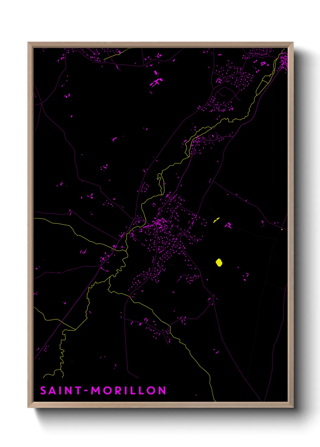 Un poster carteSaint-Morillon