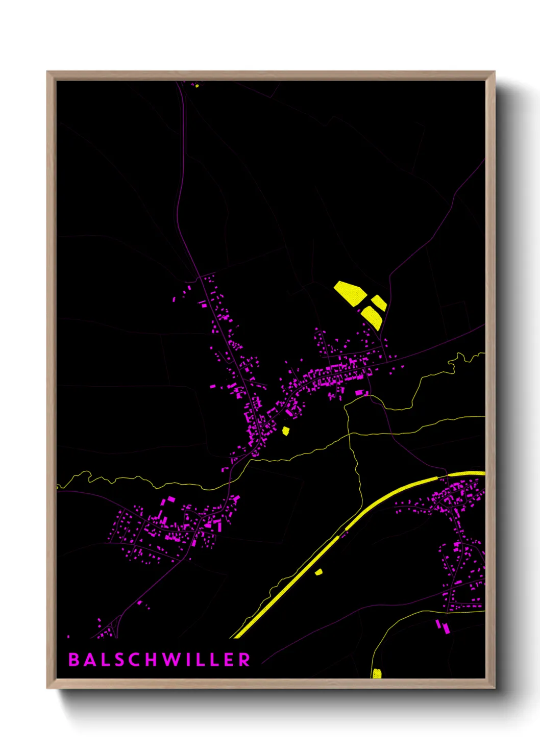 Un poster carteBalschwiller