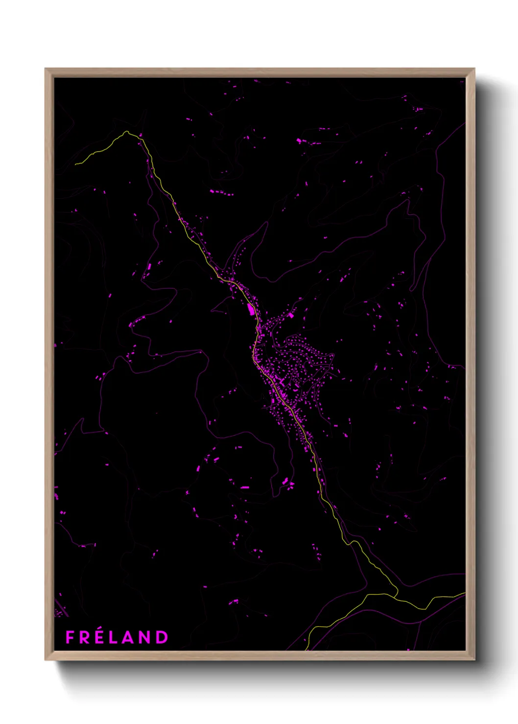 Un poster carteFréland