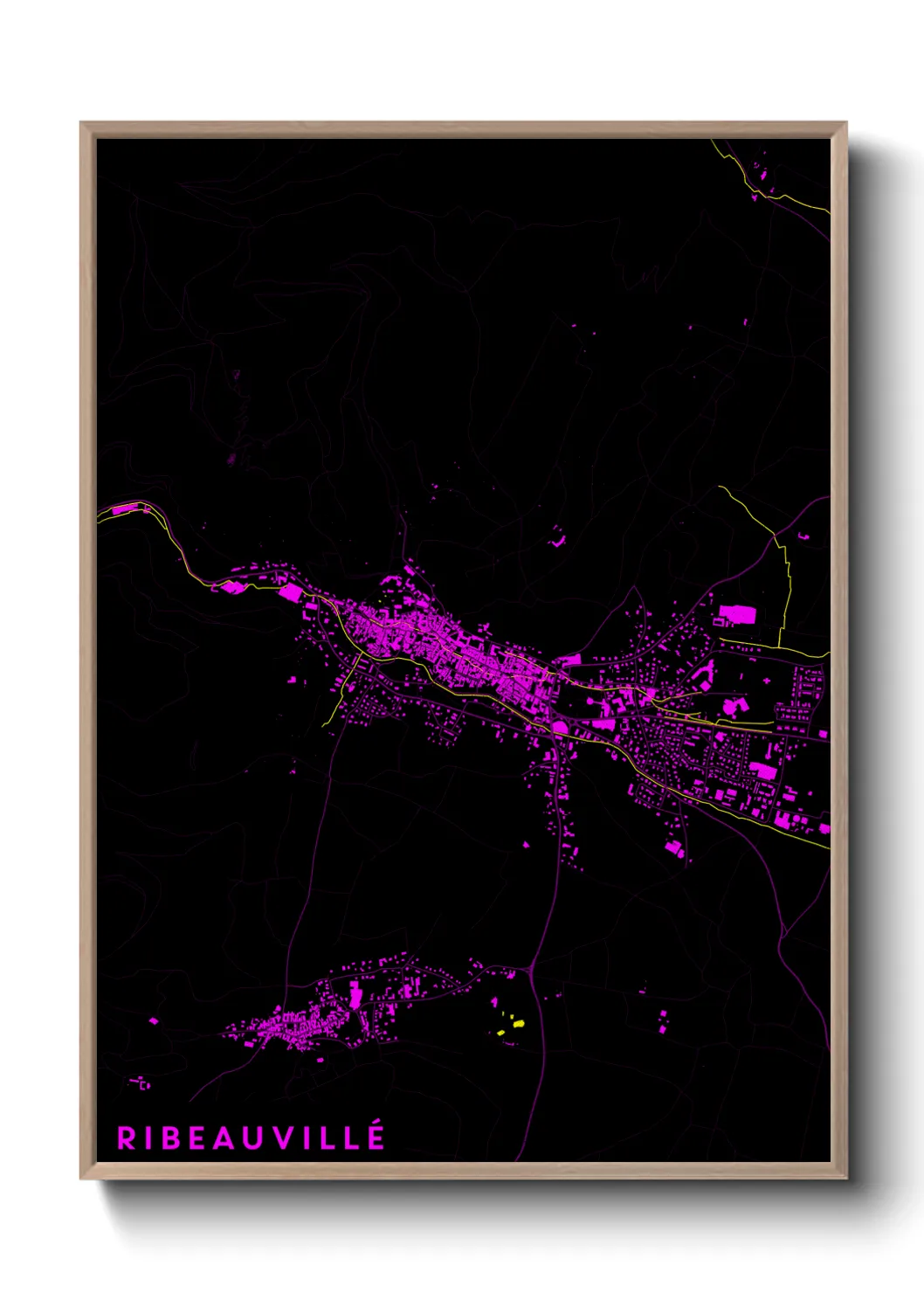 Un poster carteRibeauvillé