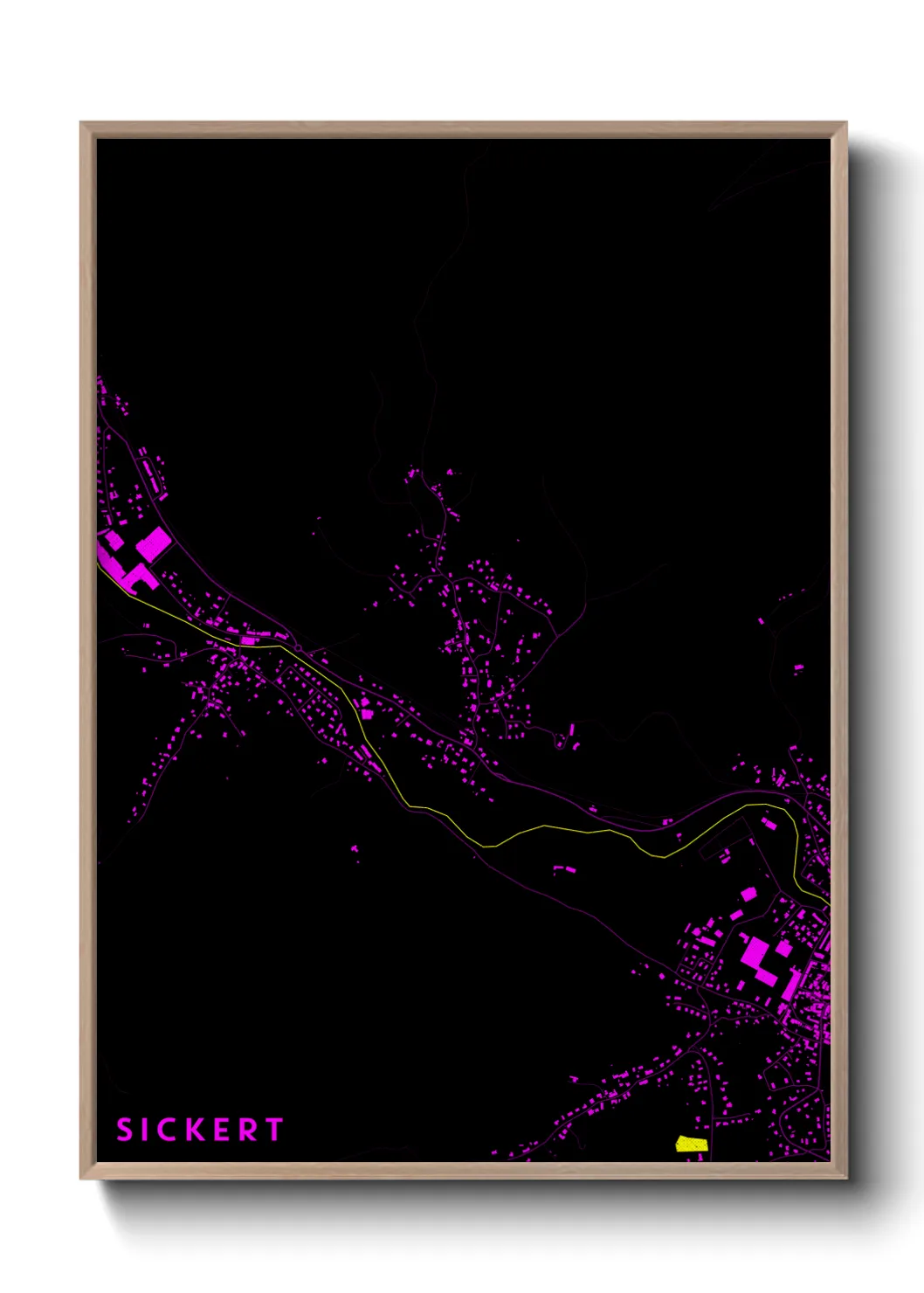 Une affiche de carte sur Sickert