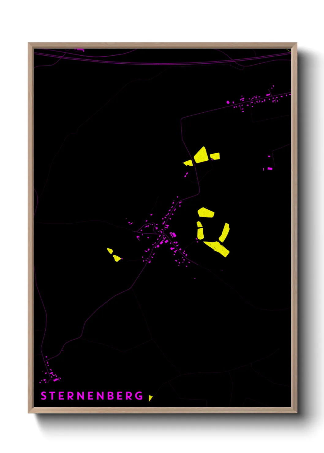 Une affiche de carte sur Sternenberg