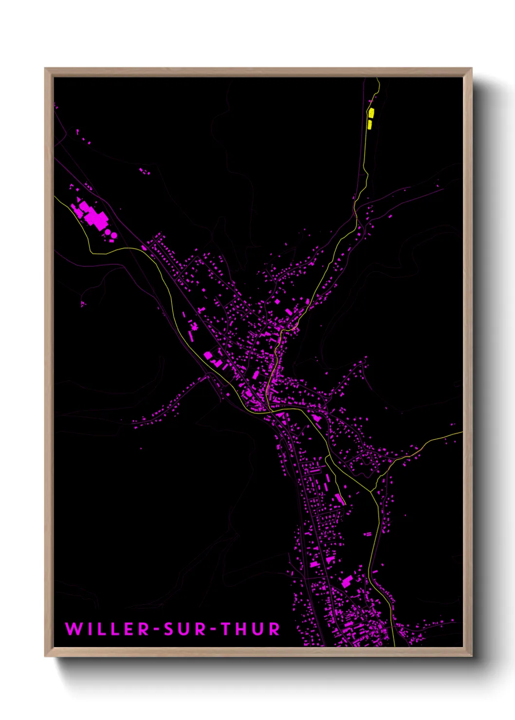 Un poster carteWiller-sur-Thur