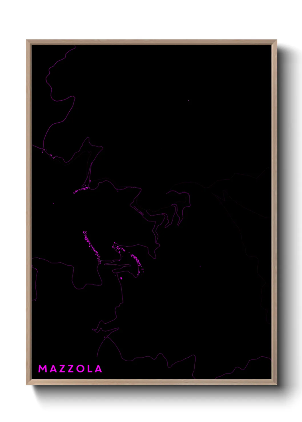 Une affiche de carte sur Mazzola