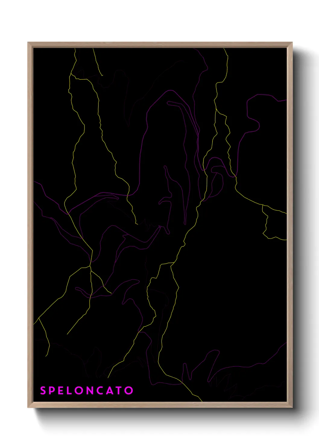 Une affiche de carte sur Speloncato