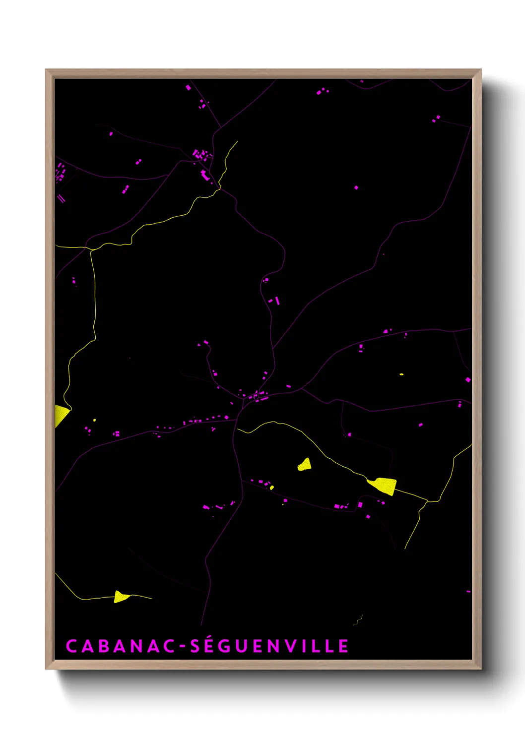 Un poster carteCabanac-Séguenville
