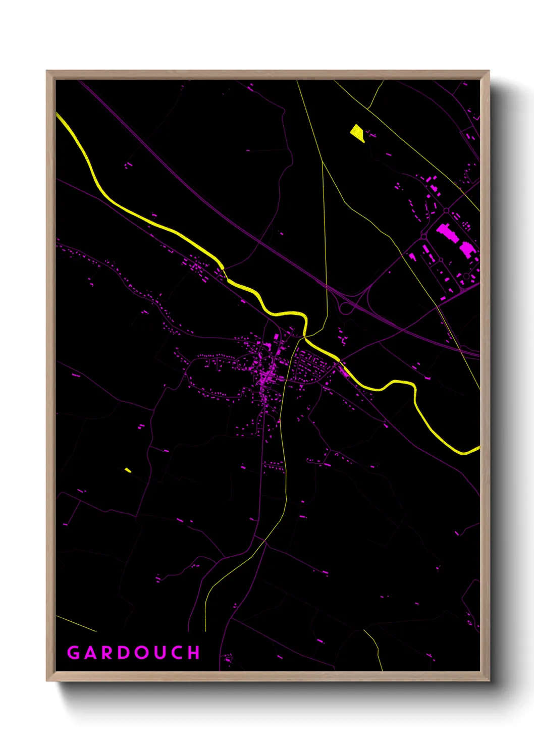 Une affiche de carte sur Gardouch