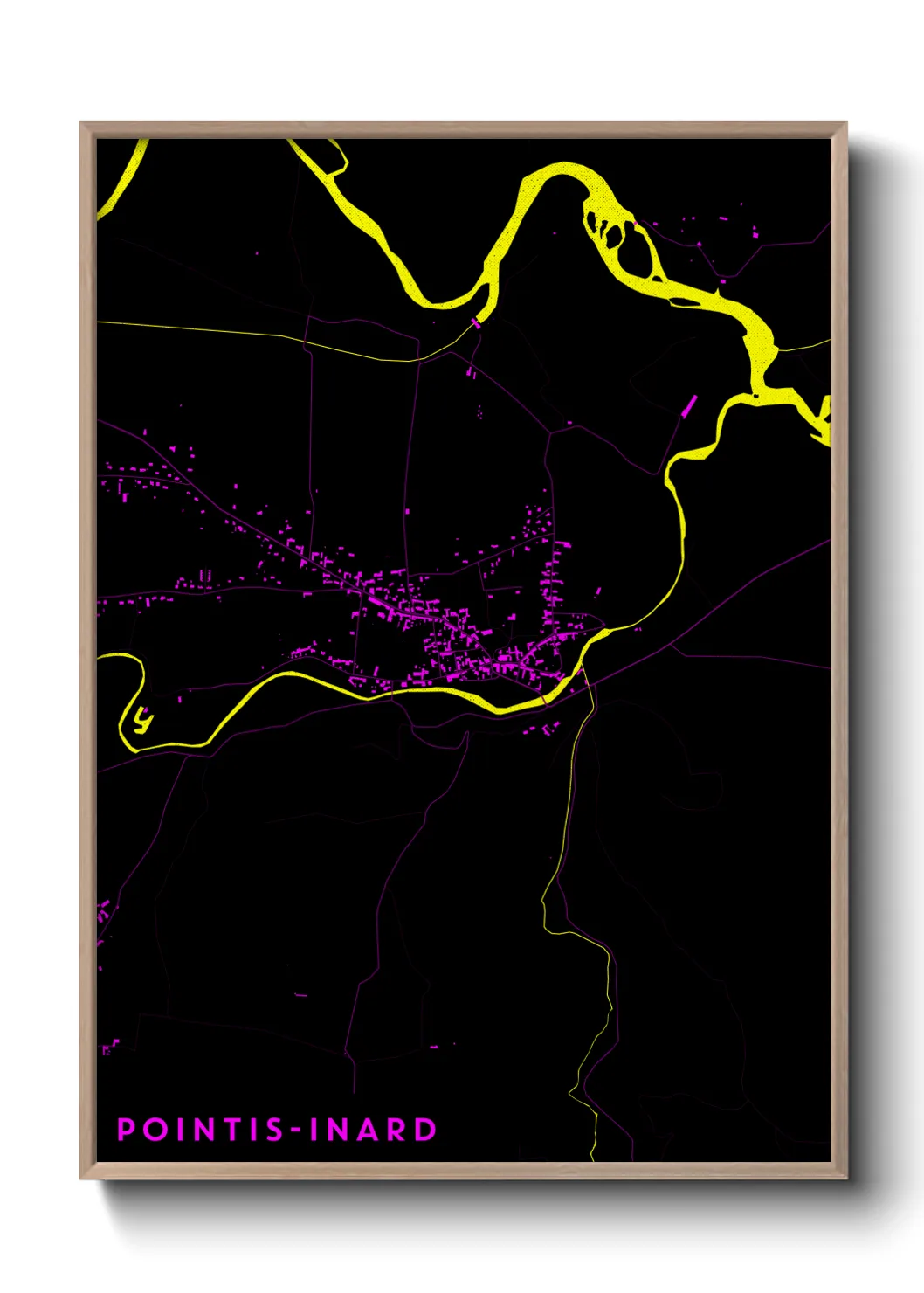 Un poster cartePointis-Inard