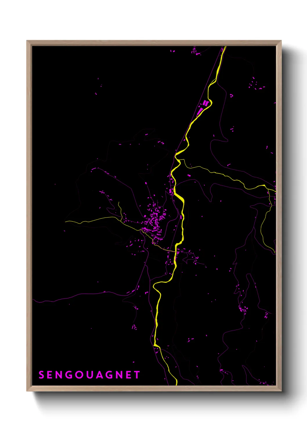 Un poster carteSengouagnet