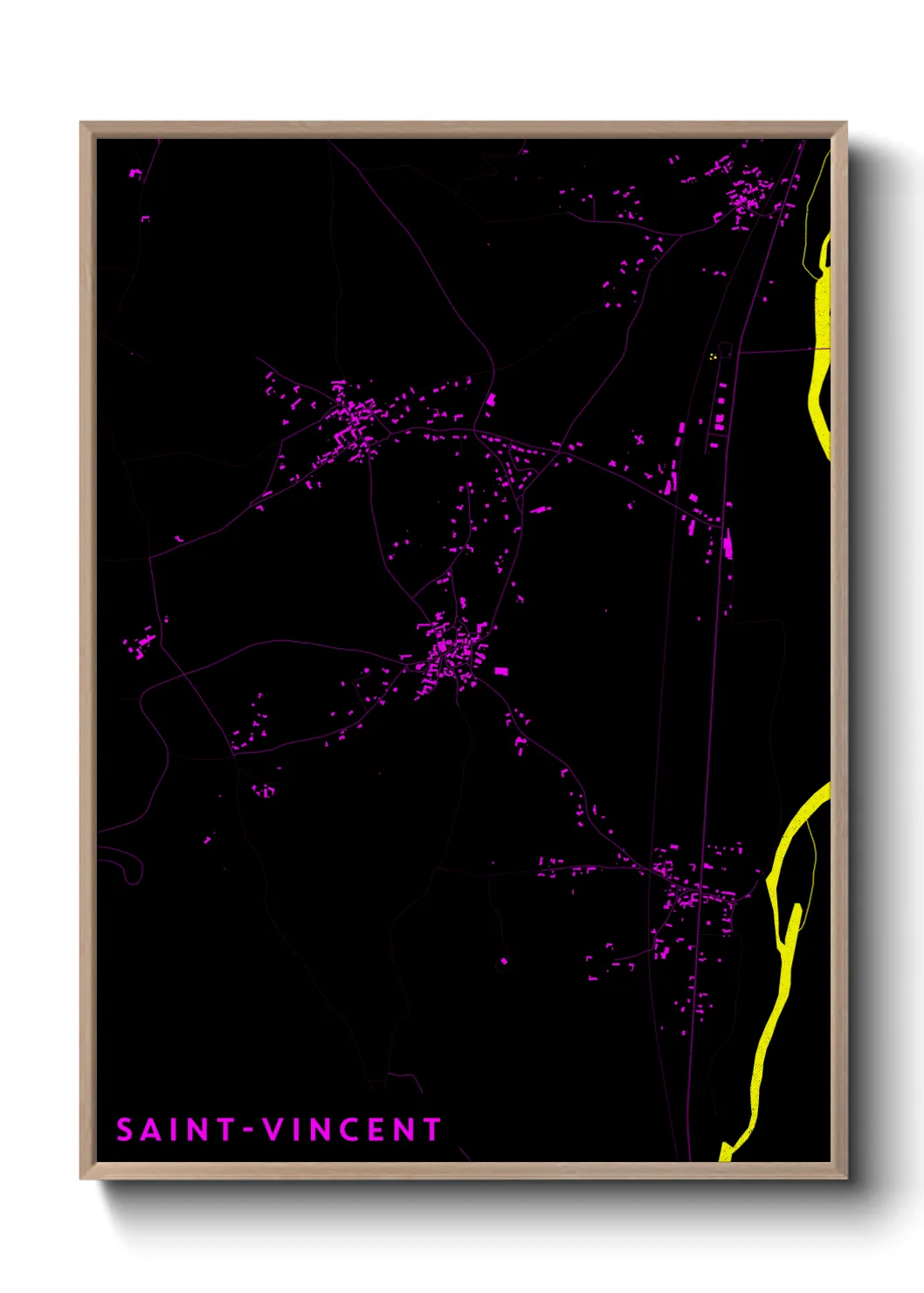 Un poster carteSaint-Vincent