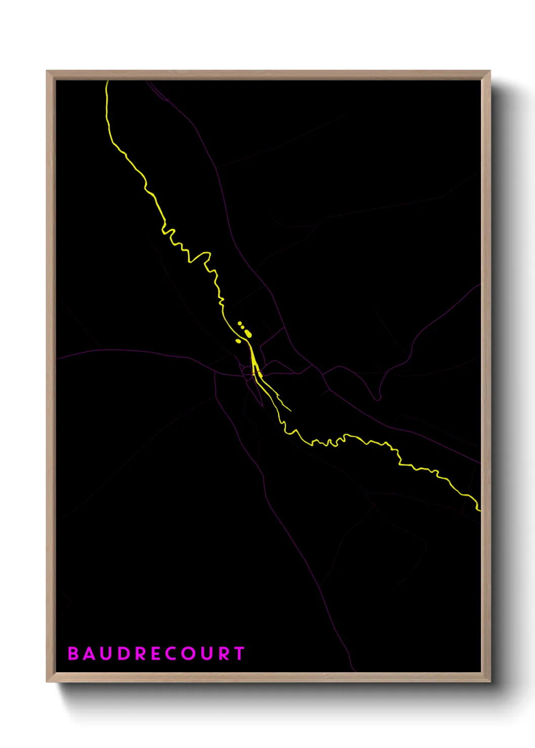 Un poster carteBaudrecourt