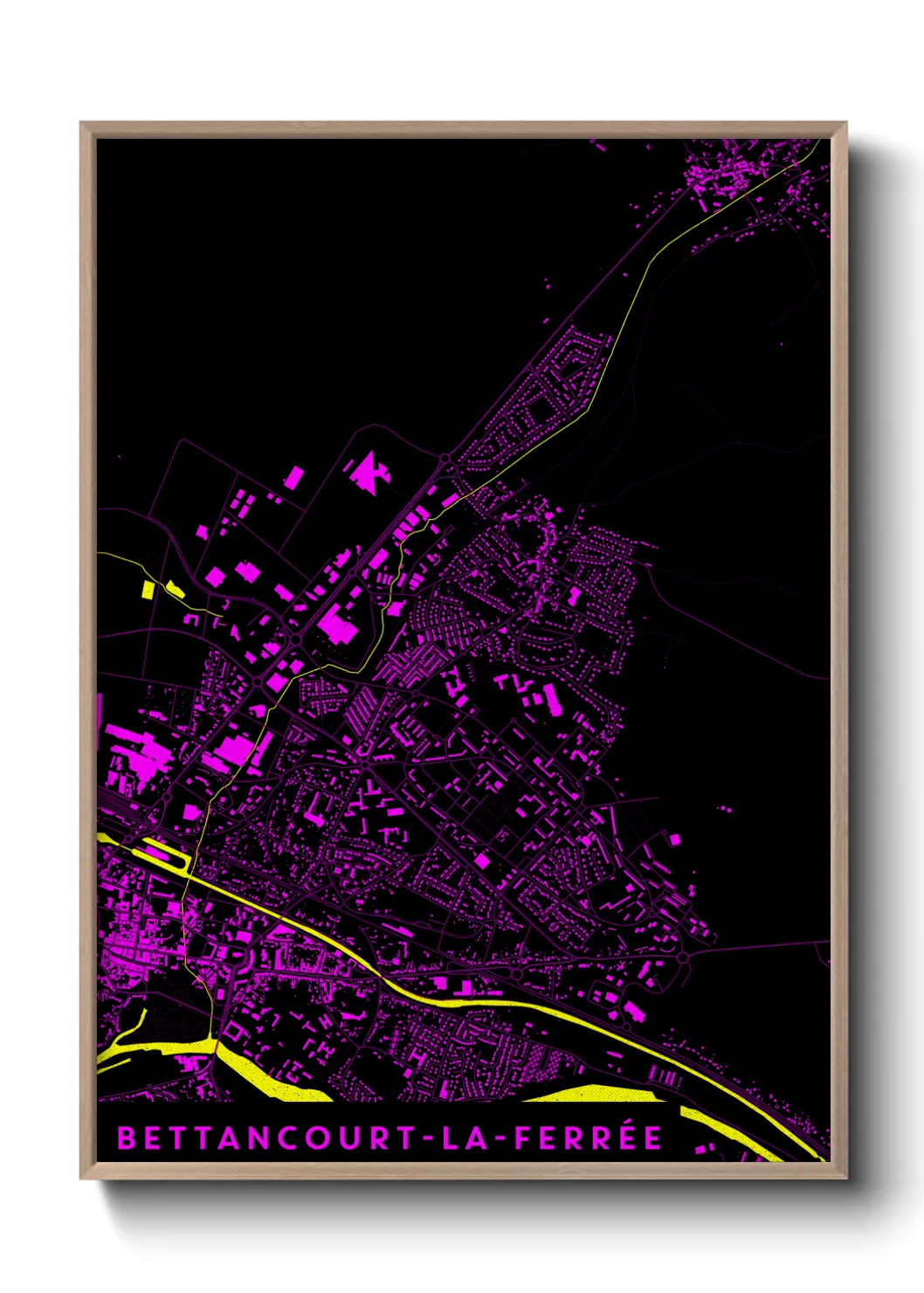 Un poster carteBettancourt-la-Ferrée