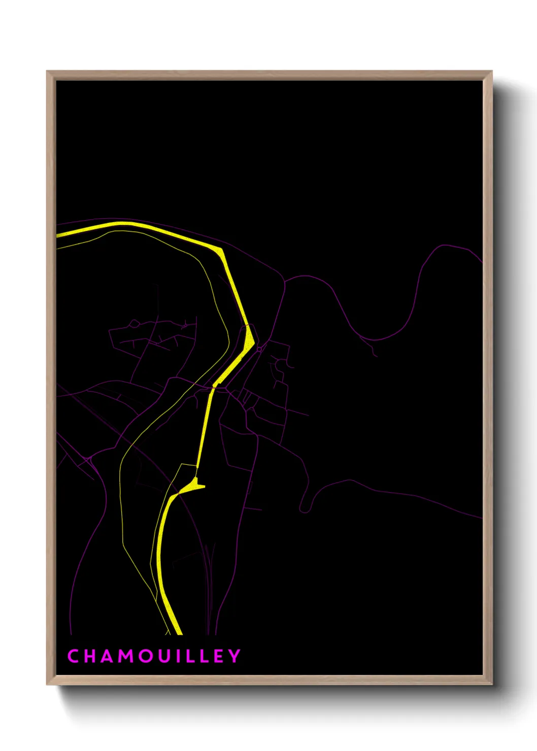 Une affiche de carte sur Chamouilley