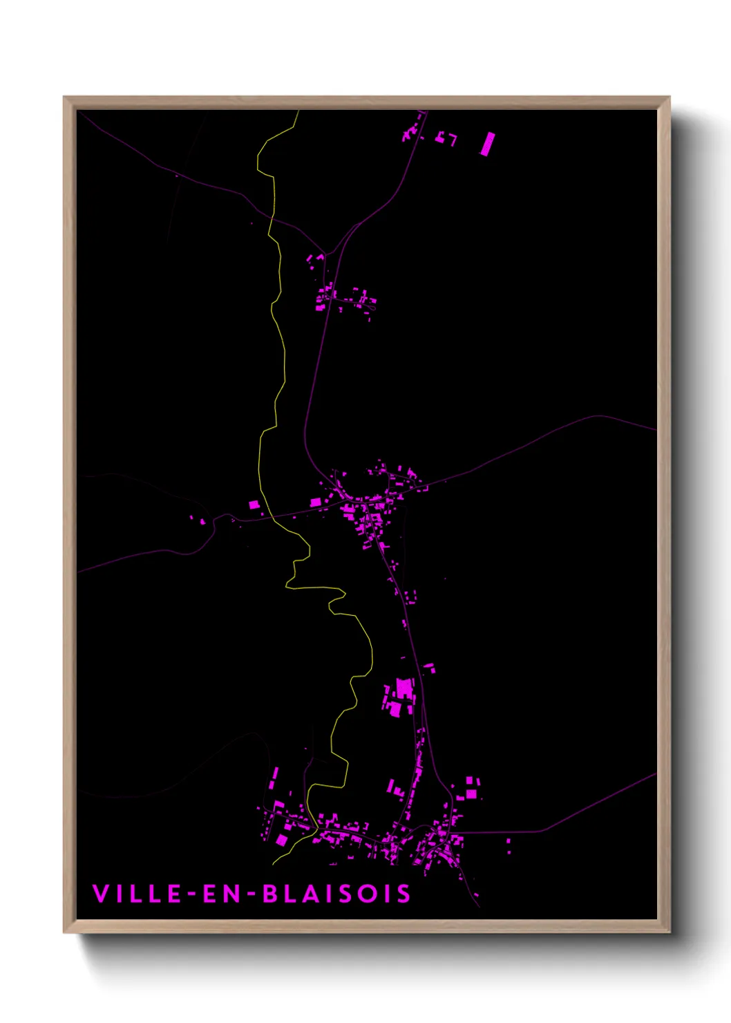 Un poster carteVille-en-Blaisois