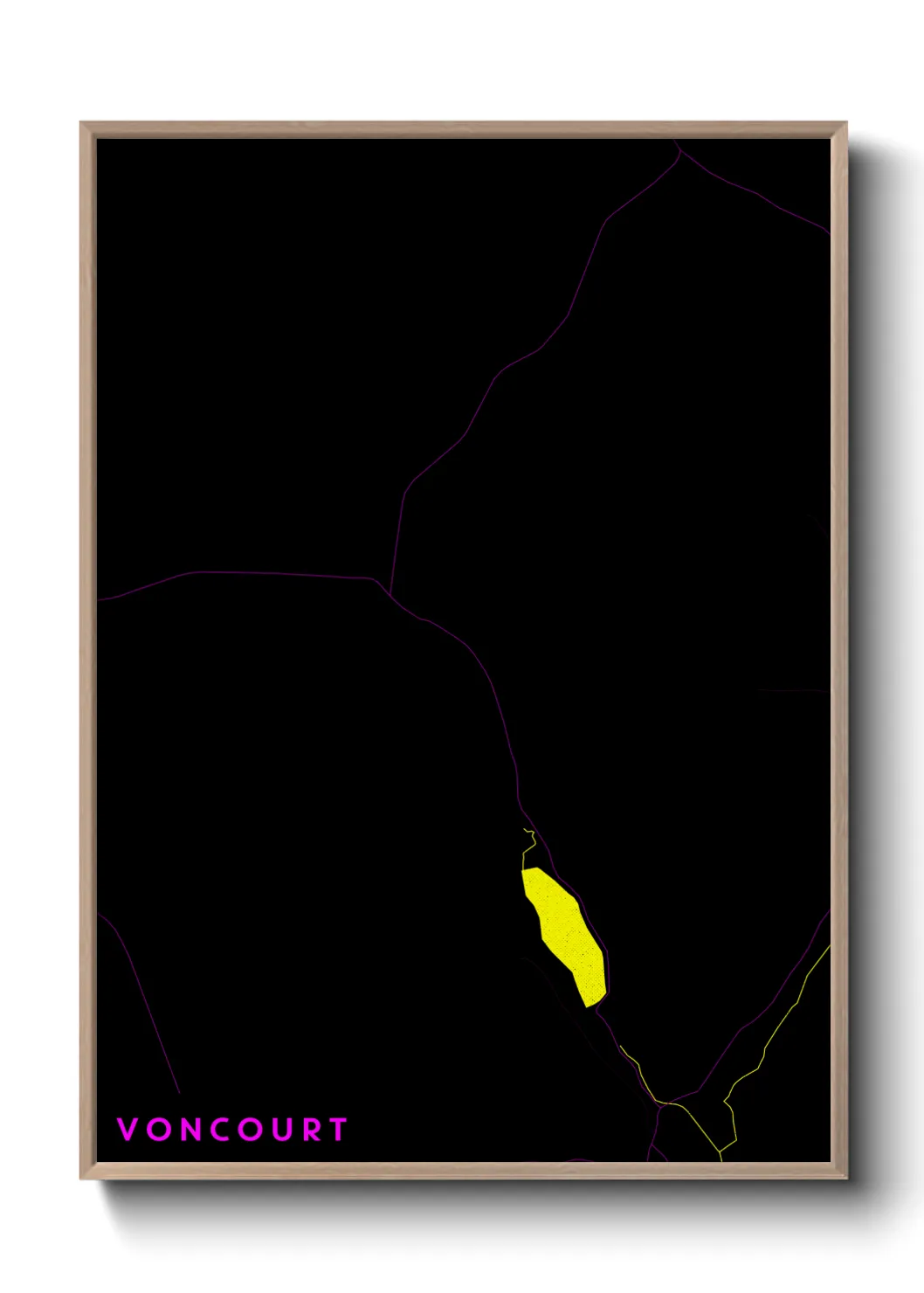 Un poster carteVoncourt