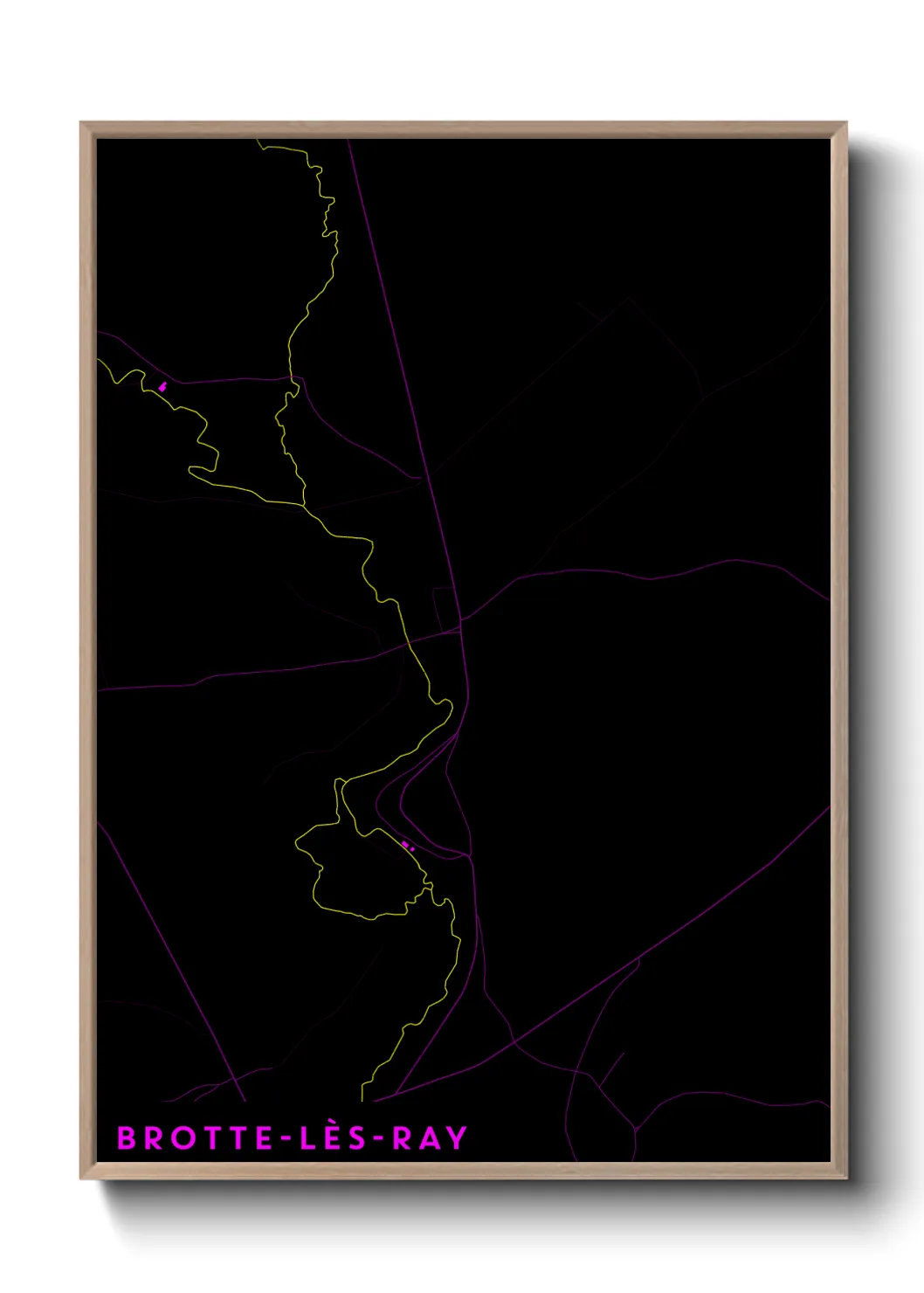 Un poster carteBrotte-lès-Ray