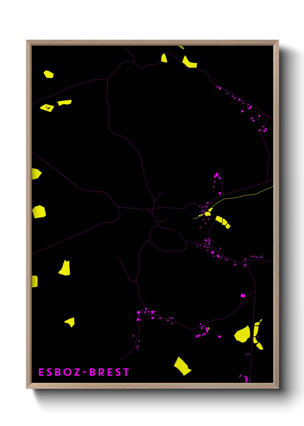 Un poster carteEsboz-Brest