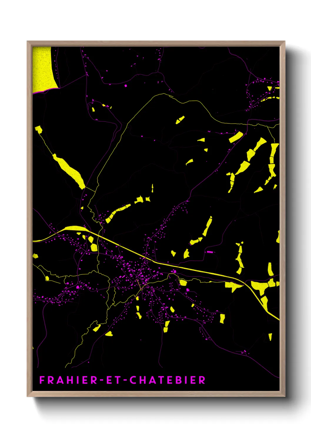 Un poster carteFrahier-et-Chatebier