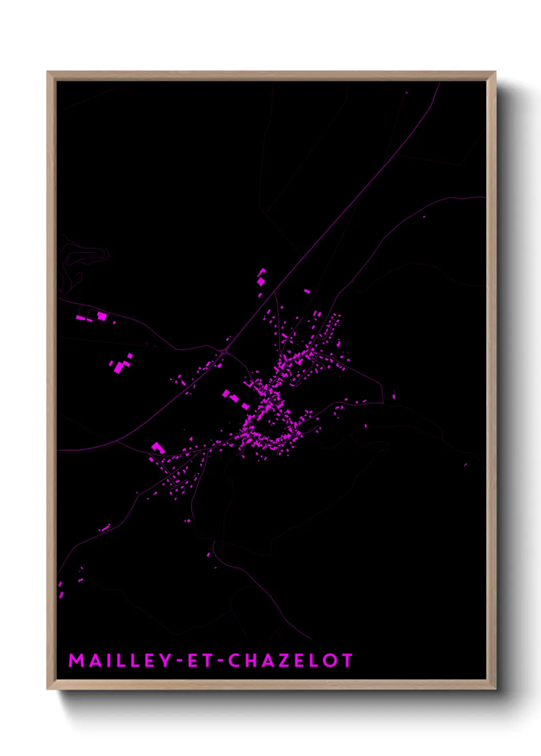 Un poster carteMailley-et-Chazelot